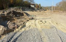 Фото 12: Триває капітальний ремонт вул. Миколайчука: підрядник облаштовує проїзну частину дороги з тротуарами