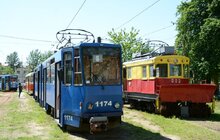 Фото 13: У Львові відбулася виставка трамвайних вагонів різних епох
