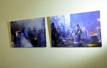 Фото 2: У Ратуші відкрили фотовиставку «Майдан 2014. Люди та події». Львів’ян та гостей міста запрошують згадати події Революції Гідності