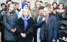 Фото 4: У Львові відкрили меморіальну дошку учаснику АТО Мар’яну Найді