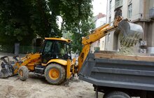 Фото 2: У Львові з червня ремонтують вулиці вздовж трамвайних колій - вул.Котляревського-Нечуя-Левицького, Київську та Русових