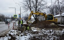 Фото 13: На вул. Хуторівка триває капітальний ремонт: підрядник проводить заміну інженерних мереж