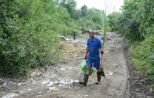 Фото 13: Стартувала кампанія із захисту заказника «Торфовище Білогорща»: вивозять накопичене будівельне сміття, поліція посилила патрулювання