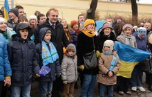 Фото 4: Львів долучився до живого ланцюга за євроінтеграцію