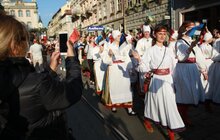 Фото 6: Яскравими барвами у Львові розпочався міжнародний фестиваль фольклору «Етновир»
