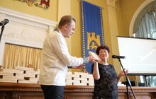 Фото 5: В Ратуші вручили 75 копій ключа від синагоги людям, які досліджують, зберігають та популяризують єврейську спадщину Львова та регіону