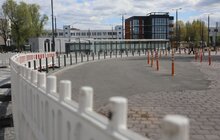 Фото 25: На площі Двірцевій облаштовують новий фонтан