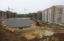 Фото 2: Мер Львова оглянув будівництво дитячого садочка на вулиці Малоголосківській