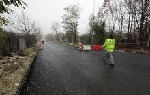 Фото 8: Сьогодні на вул. Личаківській дали змогу проїзду транспорту, однак з організацією реверсивного руху на ділянці від вул. Букової до «Ензиму»