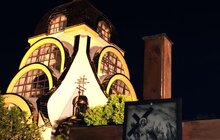 Фото 22: У Львові підсвітили церкву Великомучеників Бориса і Гліба