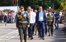 Фото 1: Першокурсники Національної академії сухопутних військ присягнули на вірність українському народові