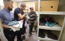 Фото 1: У Львові влаштували захід з організованого надання безпритульним санітарно-гігієнічних послуг