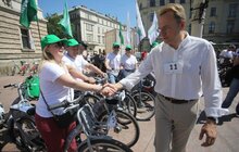 Фото 3: У Львові стартував благодійний велопробіг заради онкохворих дітей — мер міста обіцяв подвоїти суму, яку зберуть під час велопробігу
