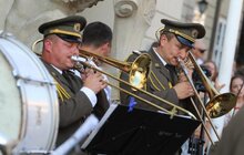 Фото 5: На пл. Ринок виступив військовий оркестр Національної академії сухопутних військ