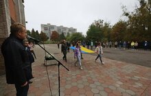 Фото 4: У ліцеї «Львівський» відбувся урочистий захід з нагоди підняття прапора «В єдності наша сила»