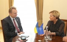 Фото 1: Андрій Садовий із заступником голови Парламентської асамблеї НАТО обговорив небезпеку «Північного потоку-2» та позитив Антикорупційного суду