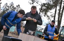 Фото 4: На Голосківському цвинтарі у Львові заклали капсулу під будівництво крематорію (відео)