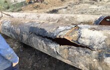 Фото 3: Водопостачання у місто відновлено о 2 год ночі, працівники Водоканалу ліквідували аварію
