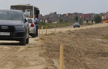 Фото 1: Роботи з будівництва нової гравійної дороги від західного обходу м. Львова до житлового масиву «Білогорща»