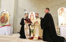 Фото 15: Глава УГКЦ Блаженніший Святослав у співслужінні з єпископами Синоду УГКЦ освятив унікальний храм Софії-Премудрості Божої
