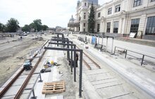 Фото 1: До кінця року заплановано відновити рух трамваїв до Головного вокзалу