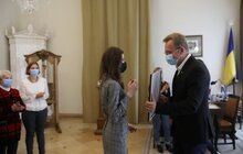 Фото 2: Мер Львова нагородив працівників Ботанічного саду та музеїв на базі Львівського університету за сумлінну працю