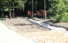 Фото 12: У Львові тривають роботи із реконструкції лісопарку «Білогорща»