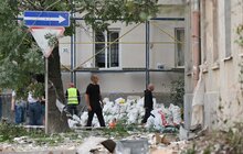 Фото 1: Нічна атака на Львів: одна людина загинула, троє — в лікарні, у місті — руйнування (відео)