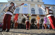 Фото 9: На пл. Ринок виступив військовий оркестр Національної академії сухопутних військ