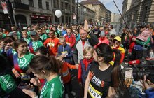 Фото 6: Мер Львова в межах «Run the World. Львівський напівмарафон» пробіг 3 км