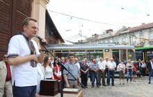 Фото 2: 38 працівників ЛКП «Львівелектротранс», які працюють більше 45 років, з нагоди 123-річчя запуску львівського трамвая, отримали подяки та премії