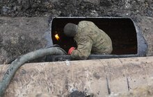Фото 6: Ремонтні бригади ЛМКП «Львівводоканал» проводять заміну аварійної ділянки магістрального водопроводу «Винники-Довга»