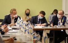 Фото 13: Під час наради з міністром охорони здоров’я мер Львова запропонував усі лікарні перевести на готовність працювати з COVID-19
