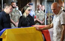 Фото 10: У Львові перепоховали українця, який загинув під час російсько-грузинської війни