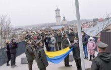 Фото 5: У Львові з нагоди Дня Гідності та Свободи організували мистецьку акцію