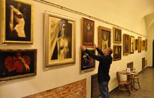 Фото 1: У Львові експонують твори маляра Володимира Костирка