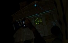 Фото 1: З нагоди Дня Незалежності України на фасаді Ратуші у Львові відбувся відеомапінг