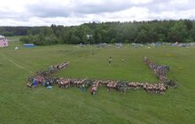 Фото 1: 1500 пластунів розкрили табір поблизу Львова