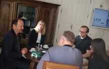 Фото 1: Філіп Сендс у Львові: «Міжнародне право — про легітимність. І зараз вона — на боці України»