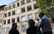 Фото 9: Фрайбург дає 100 тисяч євро на відбудову ліцею № 5 (відео)