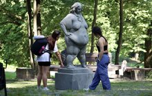 Фото 9: «Скульптура має викликати емоції – в цьому цінність мистецтва», – Павло Гудімов про виставку в Стрийському парку (відео)