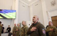 Фото 2: В День українського добровольця у Львові 30 захисників посмертно нагородили «Почесним знаком Святого Юрія» (фото)