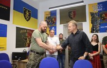 Фото 3: 24-та ОМБр відкрила у Львові хаб патронатної служби