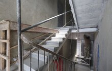 Фото 13: У Львові розпочали реставрацію фасадів зруйнованих ракетним ударом будинків на Стрийській (відео)