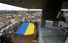 Фото 10: Львів відзначив 35-ту річницю підняття українського прапора над міською Ратушею (фото/відео)