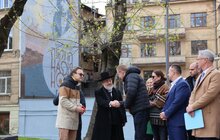 Фото 3: До 75 річниці проголошення незалежності Ізраїлю у Львові відкрили мурал «Атіква-Надія» (відео)