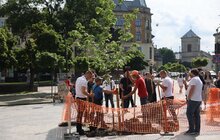 Фото 10: На площі Галицькій висадили нові дерева