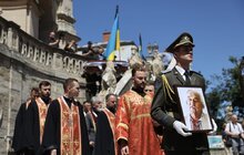 Фото 26: У Львові попрощалися з письменником та дисидентом Ігорем Калинцем (фото/​відео)