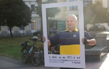 Фото 11: Сьогодні у Львові – осінній день «Велосипедом на роботу»