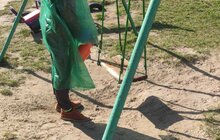 Фото 24: На території Львова проводять миття і дезінфекцію дитячих майданчиків